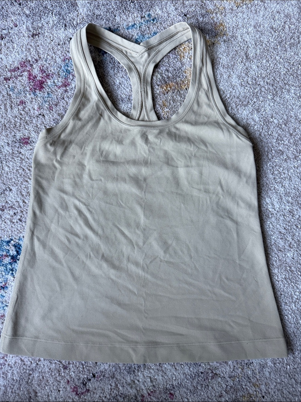lululemon athletica Tank Top in Light Tan